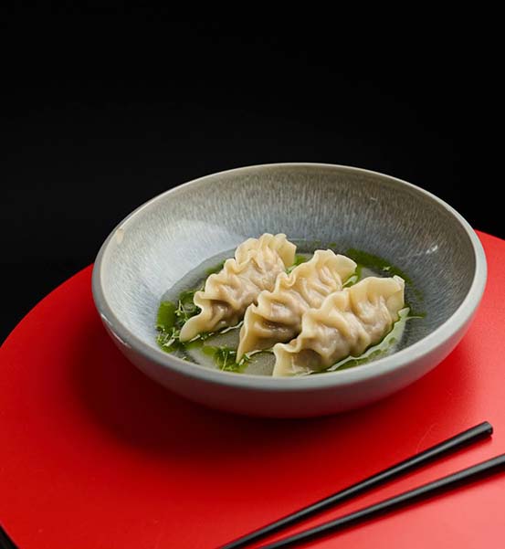Hovädzie gyoza s domácim zázvorovým octom