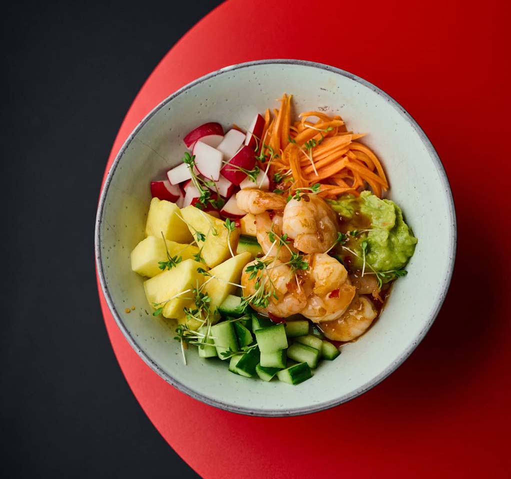 Sweet and spicy prawns