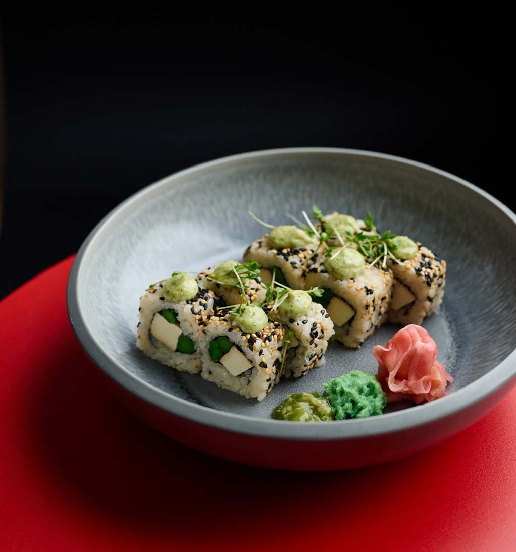 Smoked tofu roll
